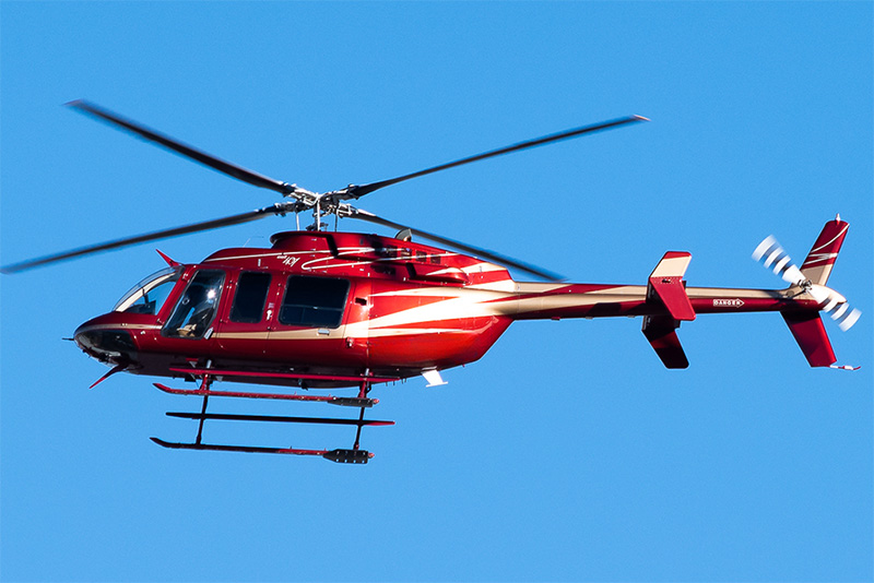 Bell 407 helicopter