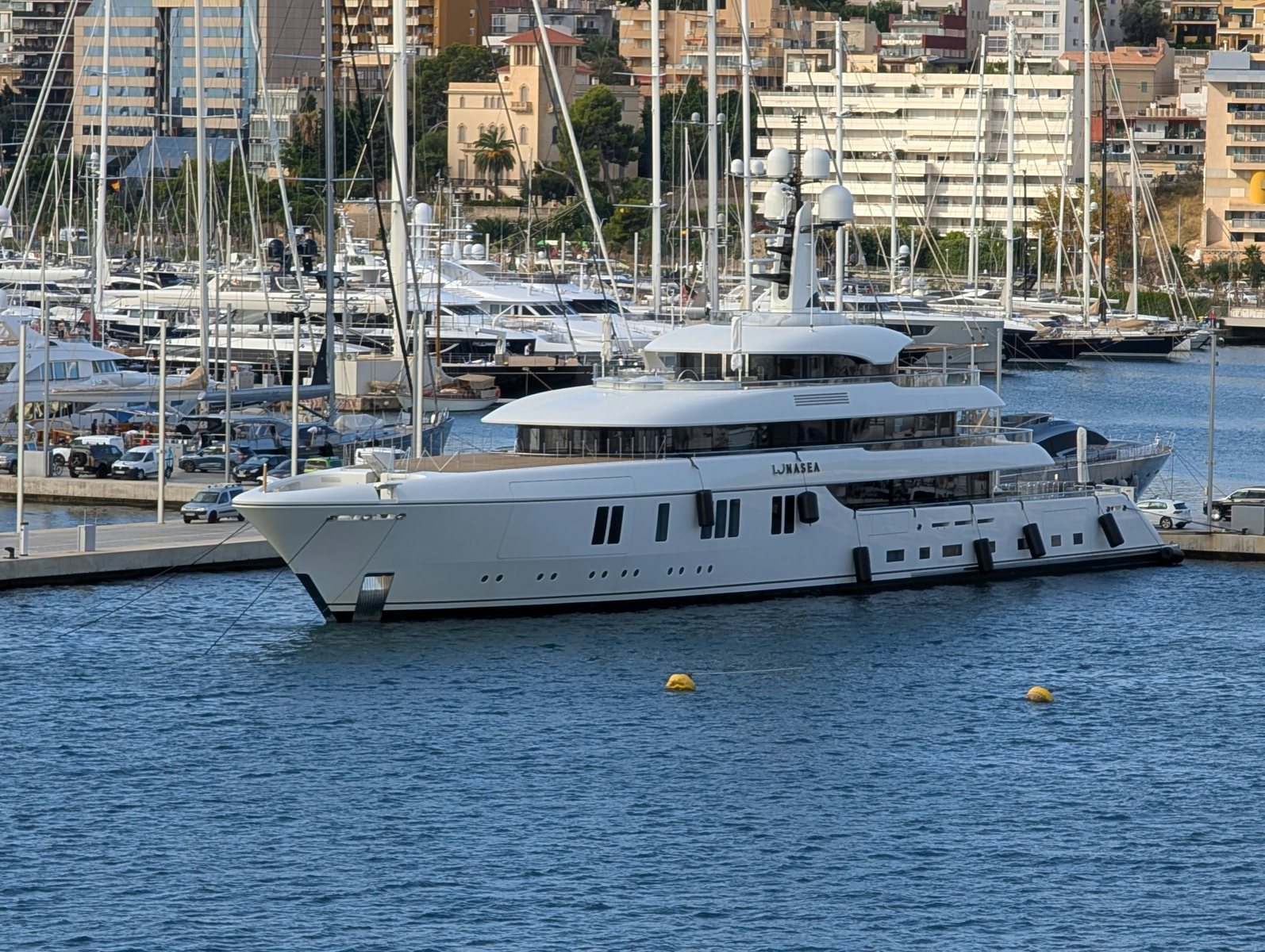 Luxury yacht in a marina representing operator sourcing