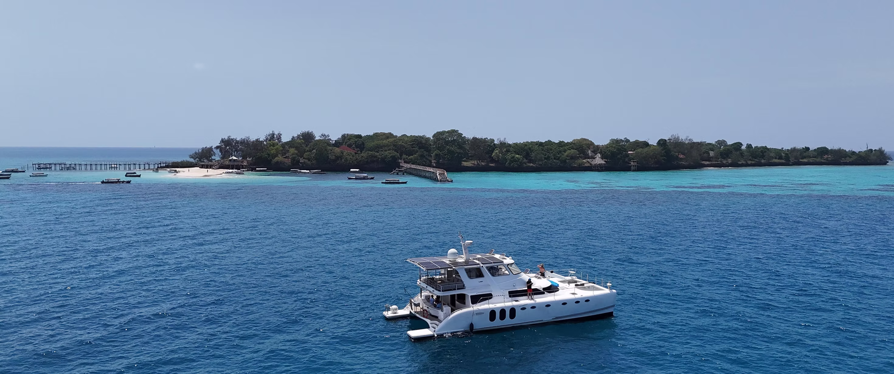 63 foot power catamaran in Zanzibar